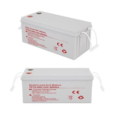 China Good quality 12V 200ah lead acid battery 12V 200ah UPS gel battery sealed solar lead acid colloid battery with 150ah 100ah 55ah for sale