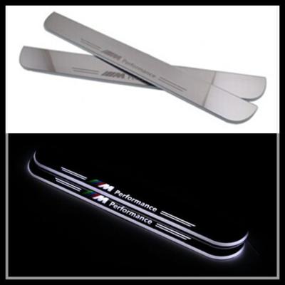 China Car LED moving door scuff sills plate light for BMW F30 F35 led door sills light for sale