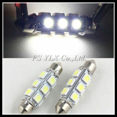 China 360 degree light Festoon LED bulb 12 SMD 5050 Festoon C5W LED Interior Dome number light for sale