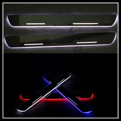 China Car LED door sill plate light for Toyota Corrola RAV4 LED Door Sill LED moving door scuff for sale