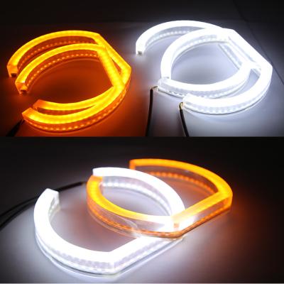 China Dual color SMD LED Angel Eyes DRL turn signal light for BMW F30 F35 E90 E92 LED Angel Eyes for sale