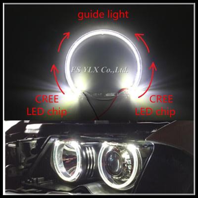 China CREE 2 SMD LED angel eyes for BMW E38 E39 E36 E46 LED headlight halo ring for BMW LED angel eyes 4x131mm for sale