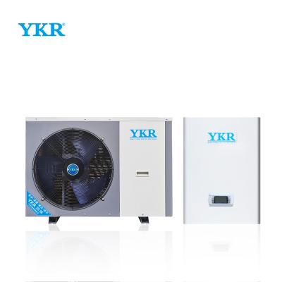 China Car floor heating/DHW split type inverter air source water heater heatpump thermal heatpump air to water heat pump with r32/r410a for sale