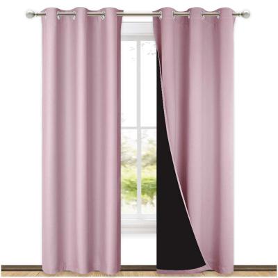 China Blackout Plain Colored 100%blackout Church Curtains Elegant Comfortable Backdrop Decoratio For Church for sale