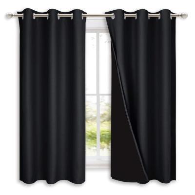 China Hot Selling Acoustic Decoration Blackout Luxury Soundproof 100%blackout Drapes Curtains For Living Room Bedroom for sale