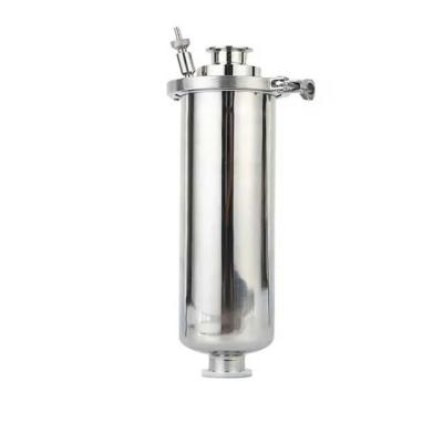 China Industrial water filtration mechanical equipment food hygiene grade high precision stainless steel liquid filter shell for sale