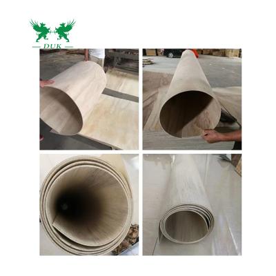 China Modern Curved Paulownia Plywood , Flexible Bending Plywood For Chair for sale