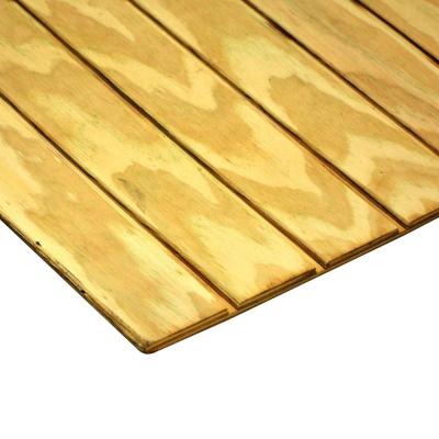 China Industrial Exterior W V Grooved Pine Plywood for sale