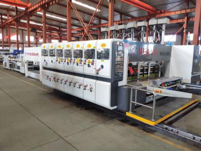 China HS-C series automatic“inline flexo printer folder gluer”auto bundle machine for sale