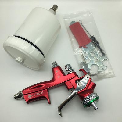 China Automobile Exterior Coating ET400 HVLP Air Spray Gun Nozzle 1.0-2.0mm Gravity Type Rotating Spray Gun for sale