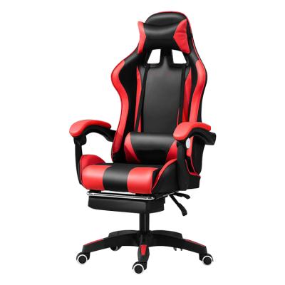 China (Size) Manufacturer Direct Adjustable Sliding Seat Adjustable Height Rotating Luxury Synthetic Leather E-sports Gaming Chair for sale