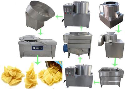 China Snack Food Factory Semi Automatic Potato Chips Production Line for sale