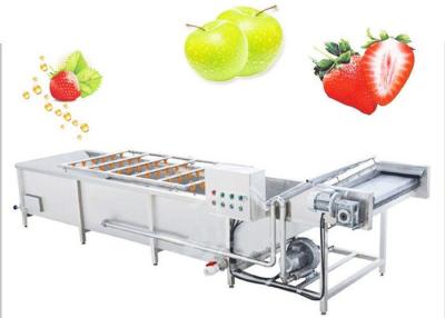 China Obst- und GemüseWaschmaschine mit Wasser-verteilendem System zu verkaufen