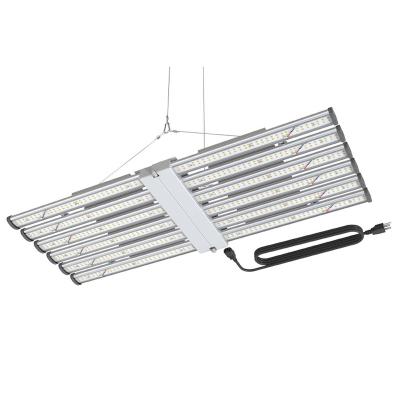 China Dimmable Button or By RJ Controller Samsung lm301B 640W 800W 1200W LED Grow Light Dimmable Foldable Full Spectrum LED Grow Light IR UV for sale