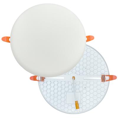 China Modern Factory Cutout LED Adjustable Recessed Frameless LED Ceiling Lamp 10W 18W 24W 36W LED Panel Light Surface Surface for sale