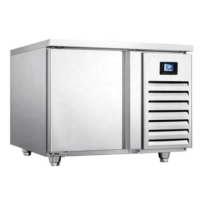 China Single-temperature AuchMc AM-U40B Straight Blast Refrigerator Freezer Commercial 5 Trays 200L Blast Freezer for sale