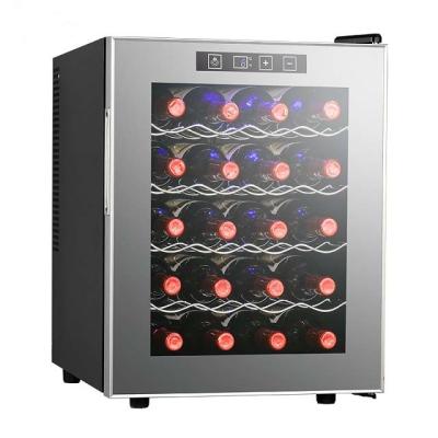 China Single-temperature AuchMc AM-M140 Wine Fridge Cabinet Refrigerator and Wine Cooler Combined Mini Wine Display Fridge for sale