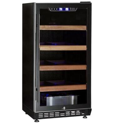 China Single-temperature AuchMc AM-M205 Cigar Box Factory Price Upright 4 Shelves Hotel Cigar Fridge for sale