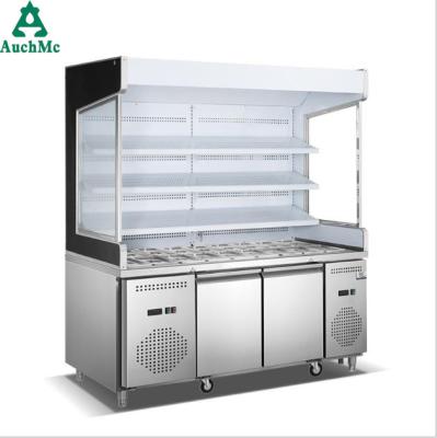 China Single-temperature AuchMc AM-C270 Series Commercial Freezer For Restaurant Money Food Showcase Cabinet for sale