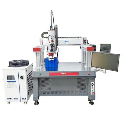 China Gantry Automatic Spot Welding Machine 18650 Battery Laser Spot Welder Batter Cell Spot Welder for sale