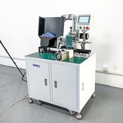 China Cylindrical Cell Battery Labeling Pasting Machine Battery Insulation Paper Sticking Machine Te koop