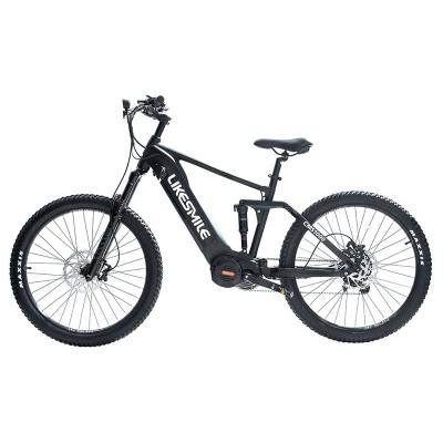 China Aluminum alloy new all mountain electric bike for 2023 hot sale 48v 1000w electric mountain bike SNOW tire electric bike wholesale for sale