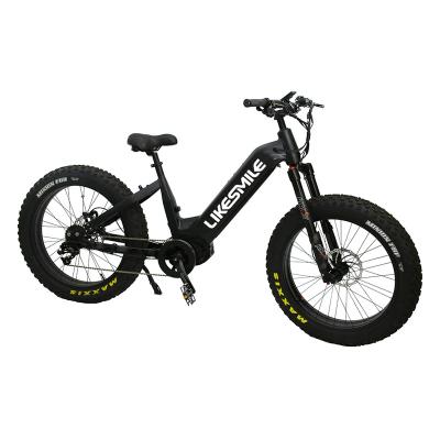 China Aluminum alloy best all terrain fat e bikes 2023 48v 1000w 30ah electric mountain bike for hunting for sale