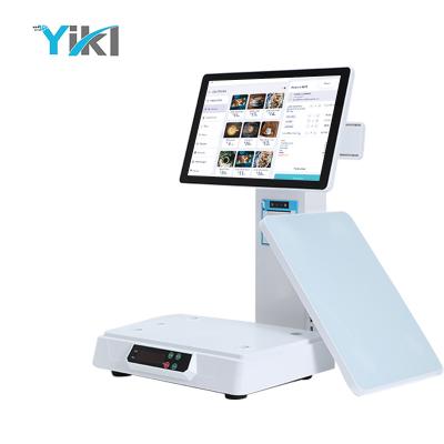 China SDK Digital Weight Scale Cash Register POS System Touch Screen All in One Electronic Weighing Scale with Printer FOB Reference Price for sale