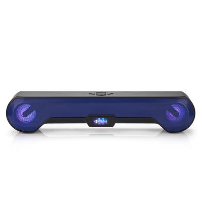 China Kisonli Colorful LED Sound Bar Light Blue Tooth Speaker Led With A Bass for sale