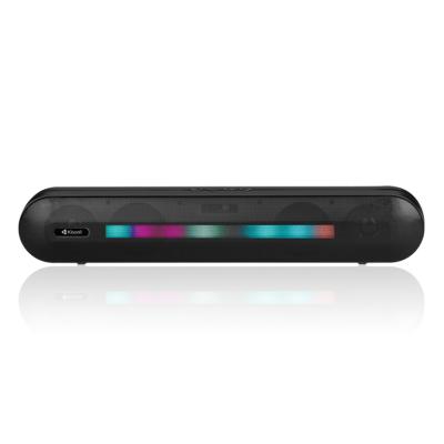 China Kisonli Wireless Portable Blue Tooth Powerful Outdoor BT Speaker With LED Colors Light for sale