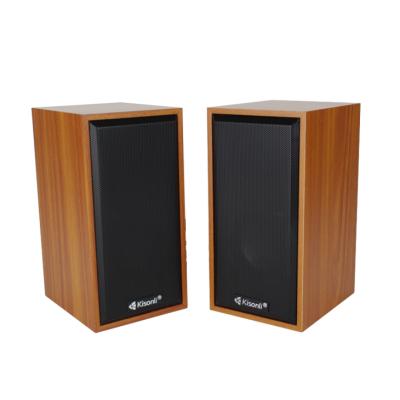 China No Sense Natural Wooden Nice Feeling Loudspeaker Plastic Material Shell Use Cheap USB 2.0 for sale