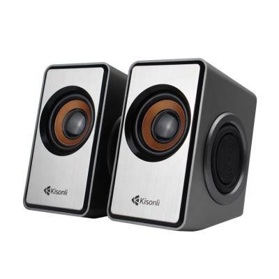 China New PORTABLE Super Bass High Quality 3w*2 Computer 2.0 Wired Usb Mini Pc Speakers for sale