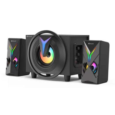 China No 7 Color Light Passive Computer Speaker 2.1 RGB Backlight Gaming Speaker USB Powered Wholesale for sale