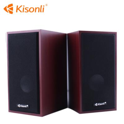 China Mini High Power Wooden Bookshelf Speaker For Home Theater Music Systems for sale