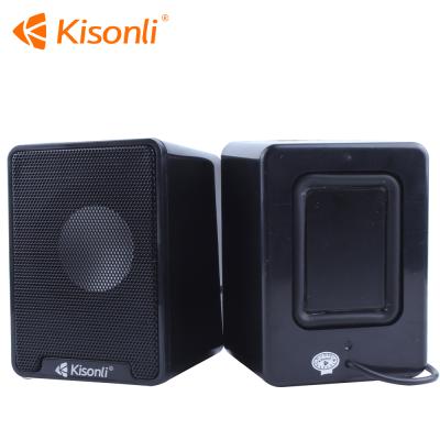 China Mini Kisonli Mini Usb Portable Computer 2.0 Speaker K100 for sale