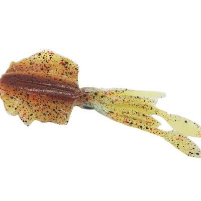 China JKKOOD New PVC Plastic Lure Soft Squid Edges Octopus Fishing Lures for sale