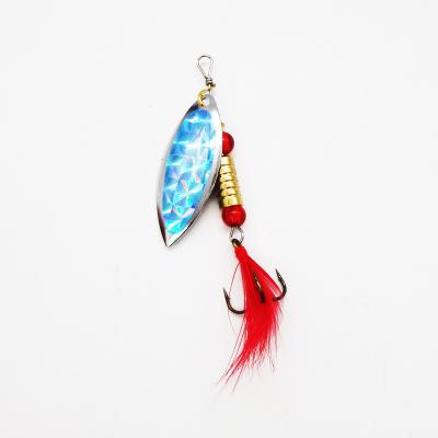 China JKKOOD Multicolor Metal Bait Spinning Lure Set Spinner Spoon Fishing Combo Lures for sale