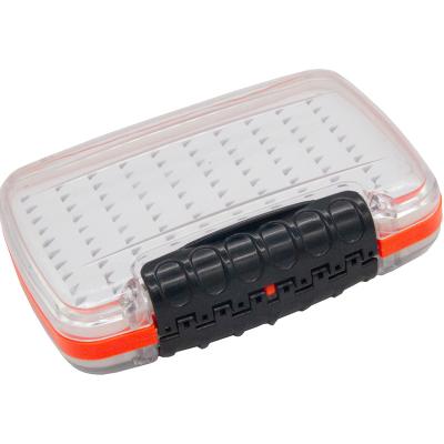 China Durable Lightweight Double Sides Waterproof Plastic Box Fly Fishing Tackle Box Lure Hook Storage Case Fishing Accessories for sale