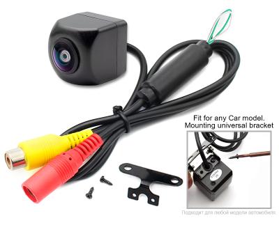 China Real HD 170 Degree Fisheye Lens Universal Fisheye Lens Trajectory Parking Motion Sensor Car Rear View Dynamic Reverse Backup Camera for sale