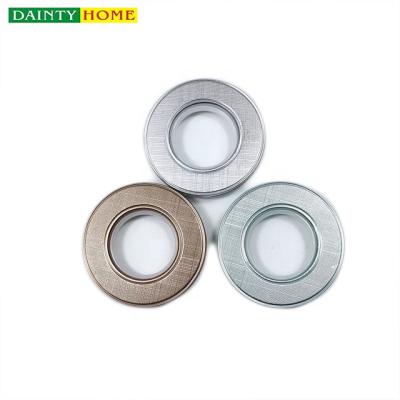 China Competitive Promotion Plastic Grommet ABS Curtain Rings Curtain Finials Curtain Band Rings Accessories for sale