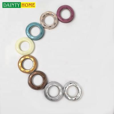 China Competitive 73MM pp curtain rings, plastic curtain eyelets, wholesale curtain ring for sale