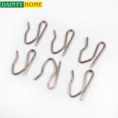 China Minimalist Metal Pinch Pleat Curtain Drapery Hangs Pinch Pleat Hooks for sale