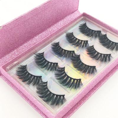 China Long Natural Magnetic Wick Book Mink Eyelashes Whip Book With Faux Mink Eyelash Wick Book for sale