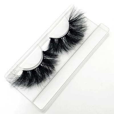 China Fast Delivery Passionate False Eyelash 3D 25mm Mink Lashes Vendor With Custom Packaging for sale