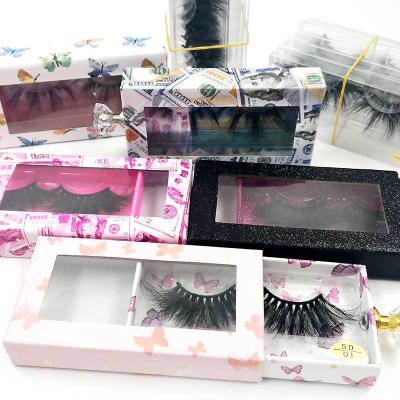 China Thick Eyelash Boxes Case With Black Custom Case Eyelash Packaging Box With Custom Shape Lick Case for sale