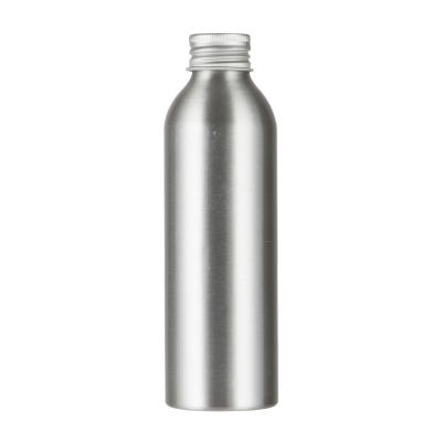 China Empty Personal Care 40ml 50ml 100ml 120ml 150ml 250ml Sliver Screw Lid Cosmetics Aluminum Detergent Metal Bottle for sale