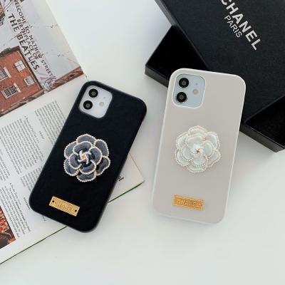 China Leather Phone Case For iphone 12 Pro Max Phone Case Luxury Brand Cover for sale