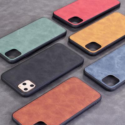 China Leather Protective Phone Case RTS Leather Case For Samsung Iphone Huawei Case for sale