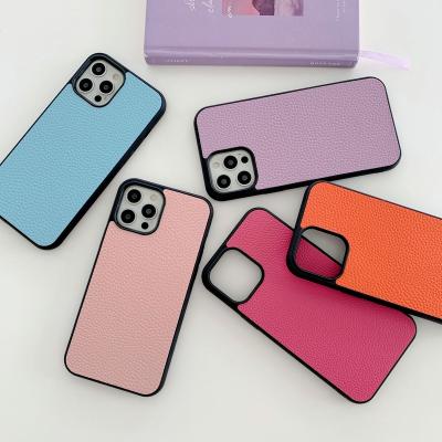 China Dropshipping Leather Phone Case For iphone 11 12 Pebble Shockproof Phone Case PU Leather Case for sale