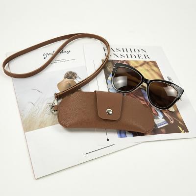 China Designer Leather Sunglasses Spectacle Leather Case and Box for sale